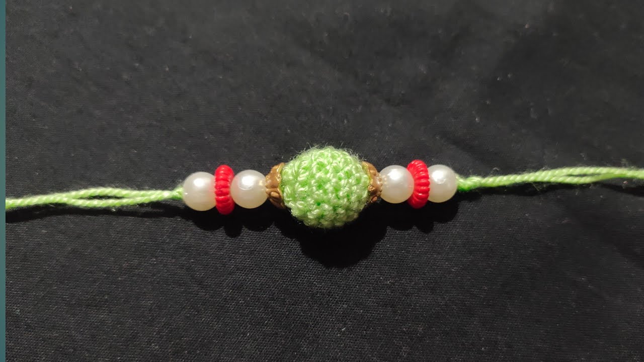 crochet handmade Rakhi/ crochet#rakhi/handmade Rakhi/very easy and beautiful