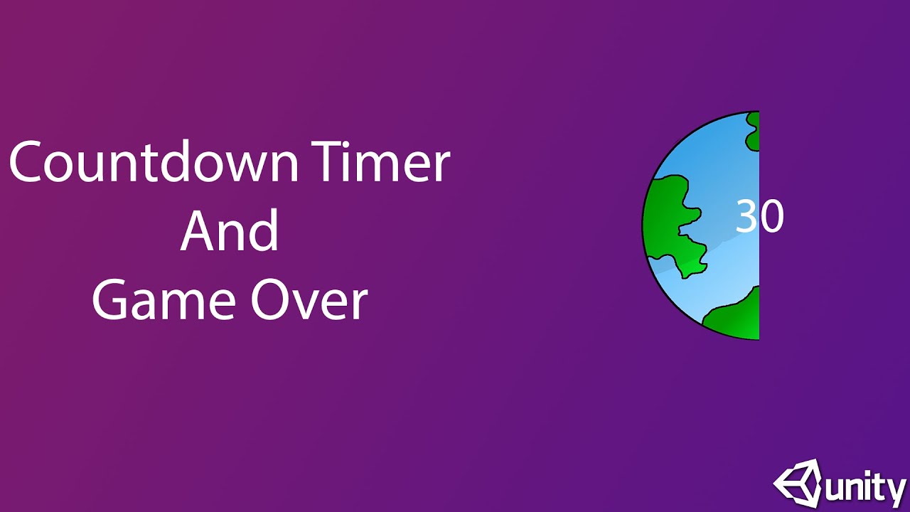 How To Make Countdown Timer And Game Over Screen in Unity 2D
