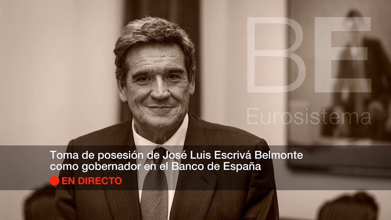 Toma de posesión de José Luis Escrivá Belmonte como gobernador en el Banco de España