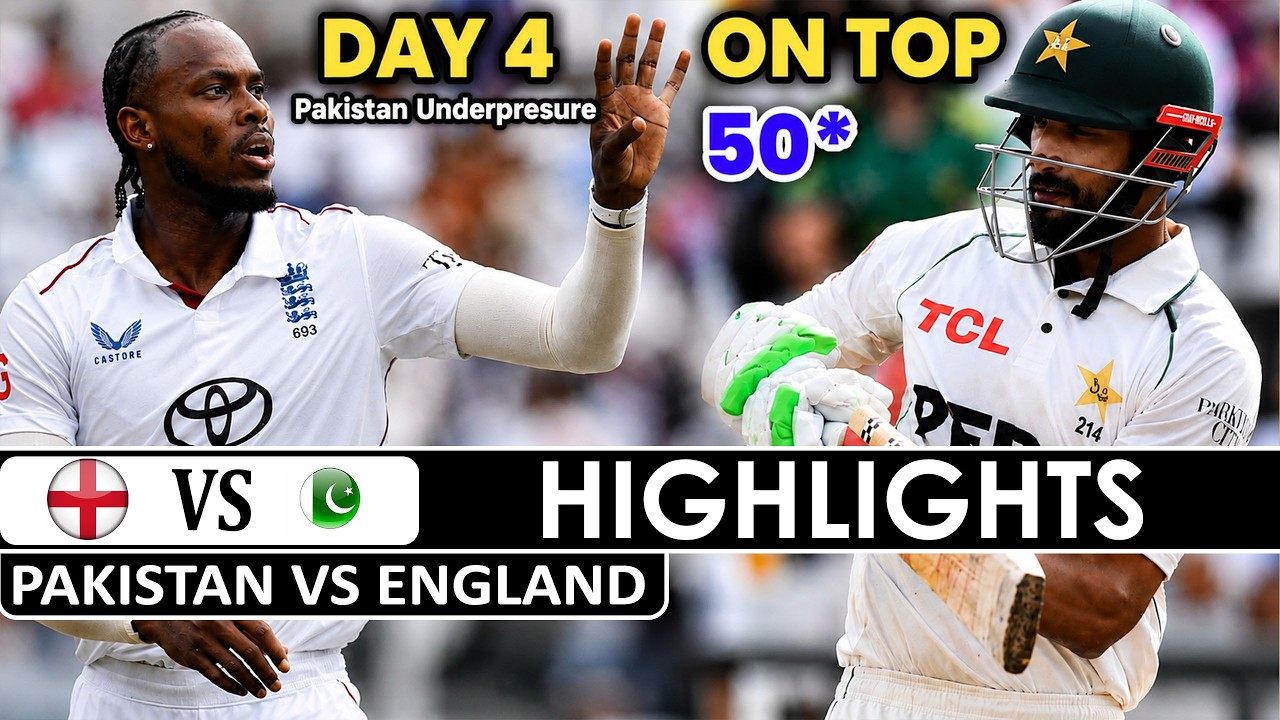 Pakistan VS England 2nd Test Match Day 4 Highlights 2026 | PAK VS ENG