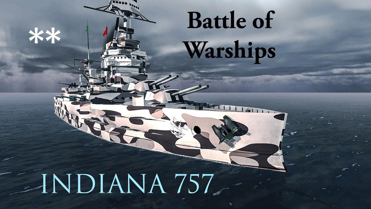 [Battle of Warships] - Uss Texas: 529.216 Damage | 3 Kills | INDIANA 757 | Online #battleofwarships 