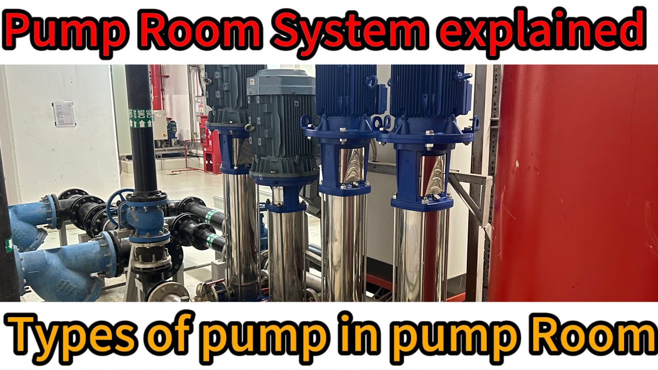 Plumbing Pump Room Explained | Types of pump in pump Room | How does a Booster pump work