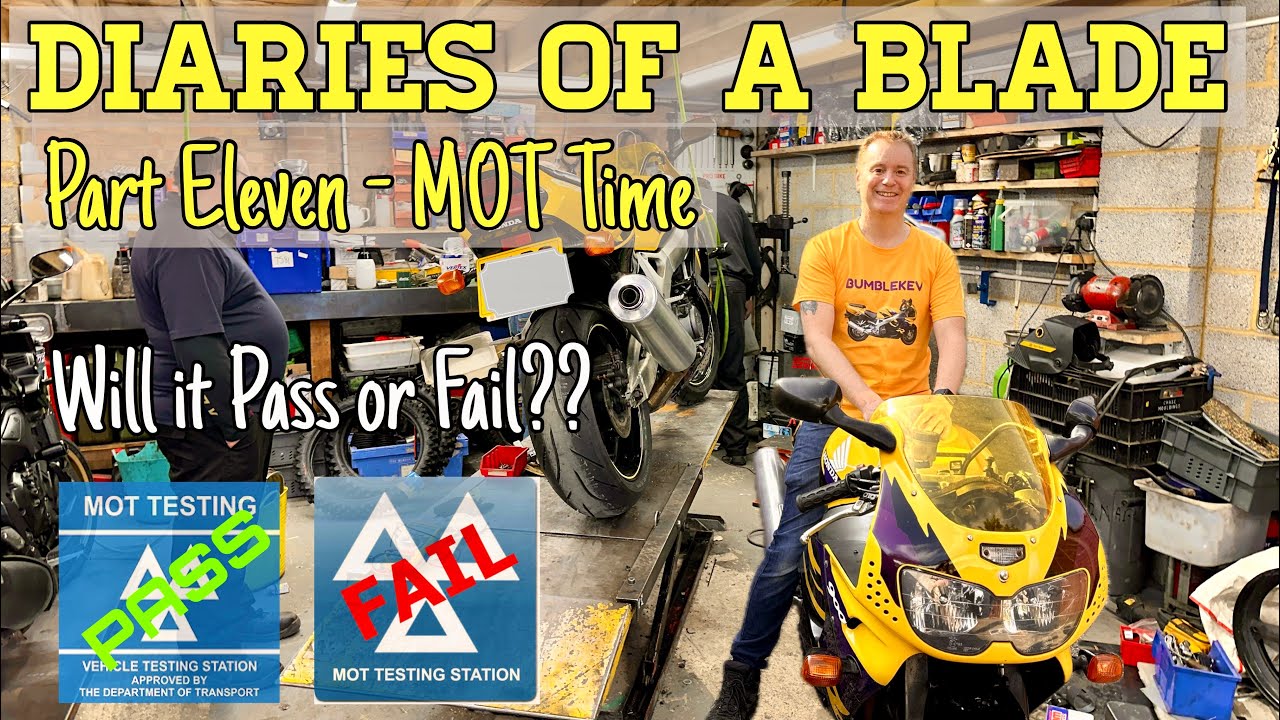 Blade Diaries Pt.11. MOT - Will it Pass or Fail? #cbr900rr #fireblade #restoration