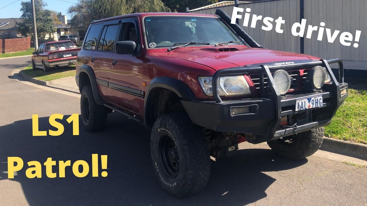 LS1 Patrol,  fixing our issues and first drive!
