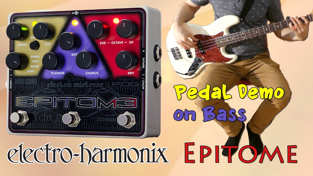 EHX Epitome Pedal Demo for Bass - Want 2 Check Review