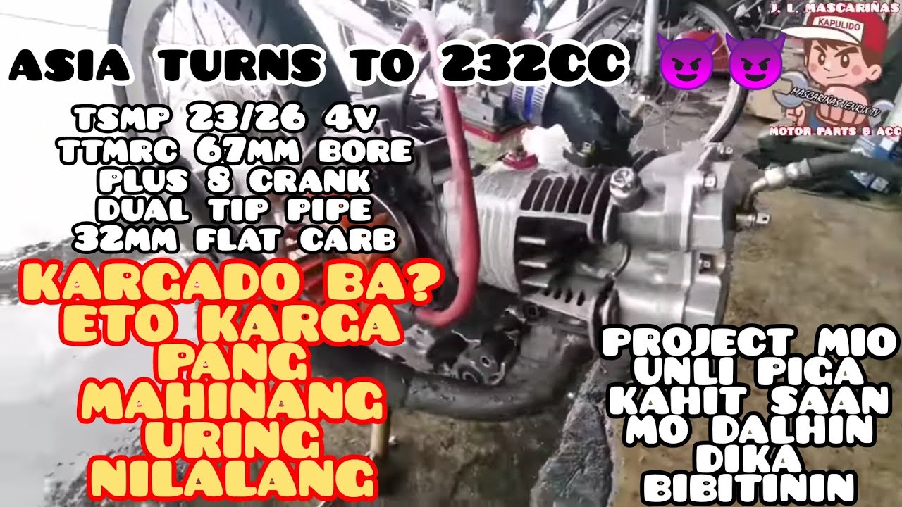MIO SPORTY 232CC PROJECT 23/26 4VALVES TTMRC 67 CHROMEBORE ASIA