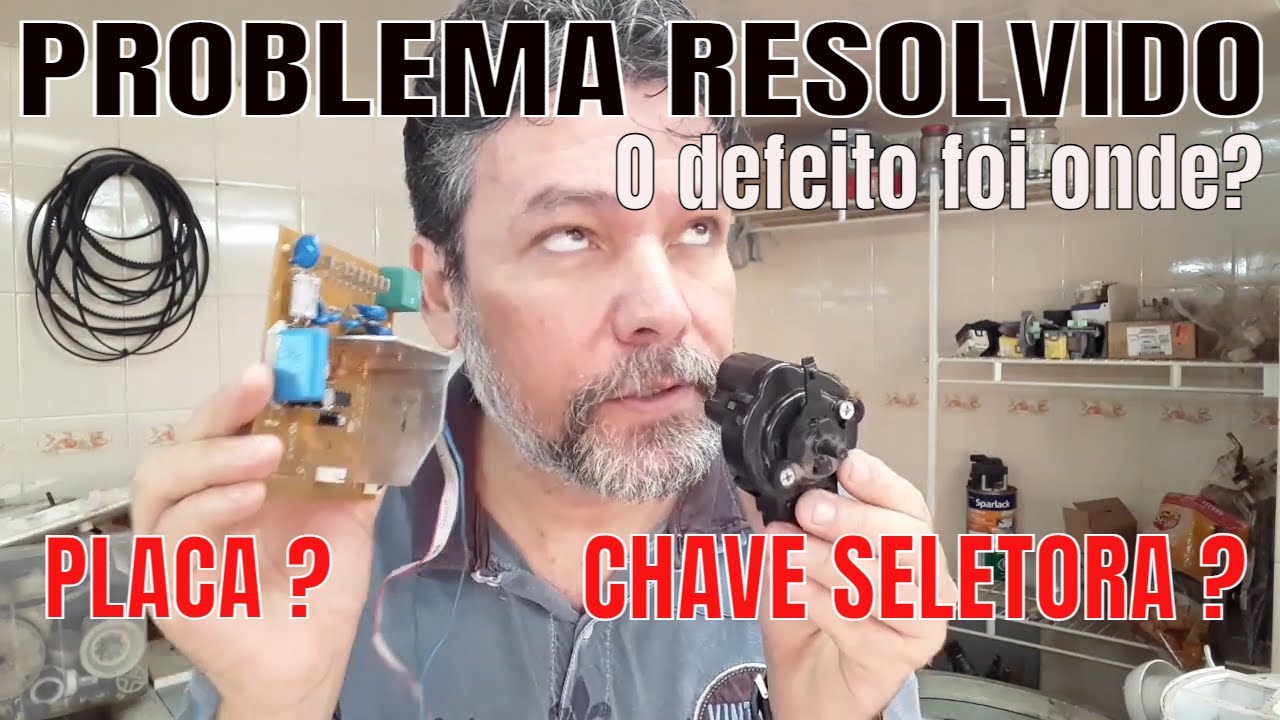 DESCOBRINDO DEFEITO NA GE DE 10KG! Dicas para técnicos iniciantes.