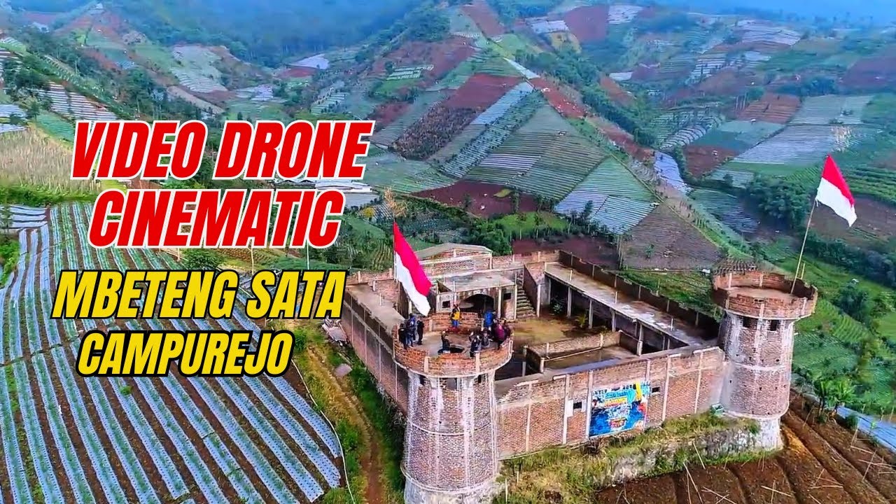 🔴 Drone Cinematic DJI Phantom 4 Pro Plus Keindahan Wisata Alam Mbeteng Sata Campurejo Temanggung