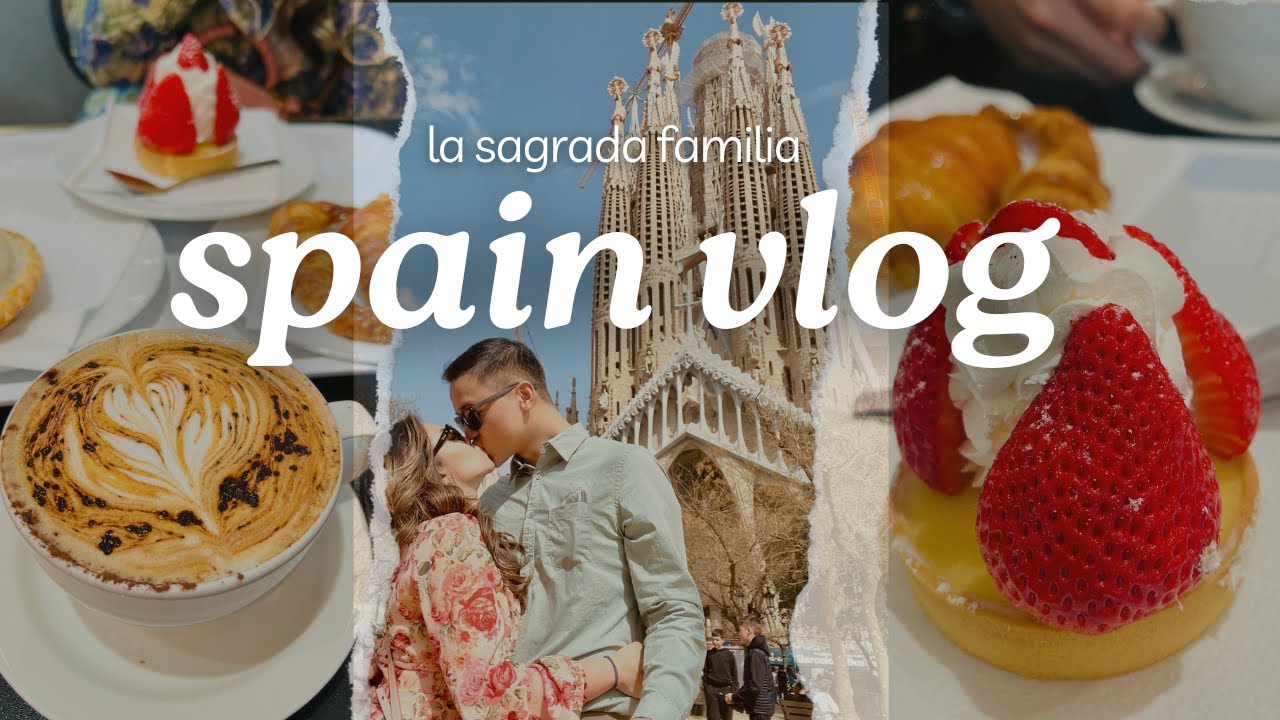 Spain Vlog: Visiting La Sagrada Familia, ParkingPizza, BO&MIE Bakery and MORE!