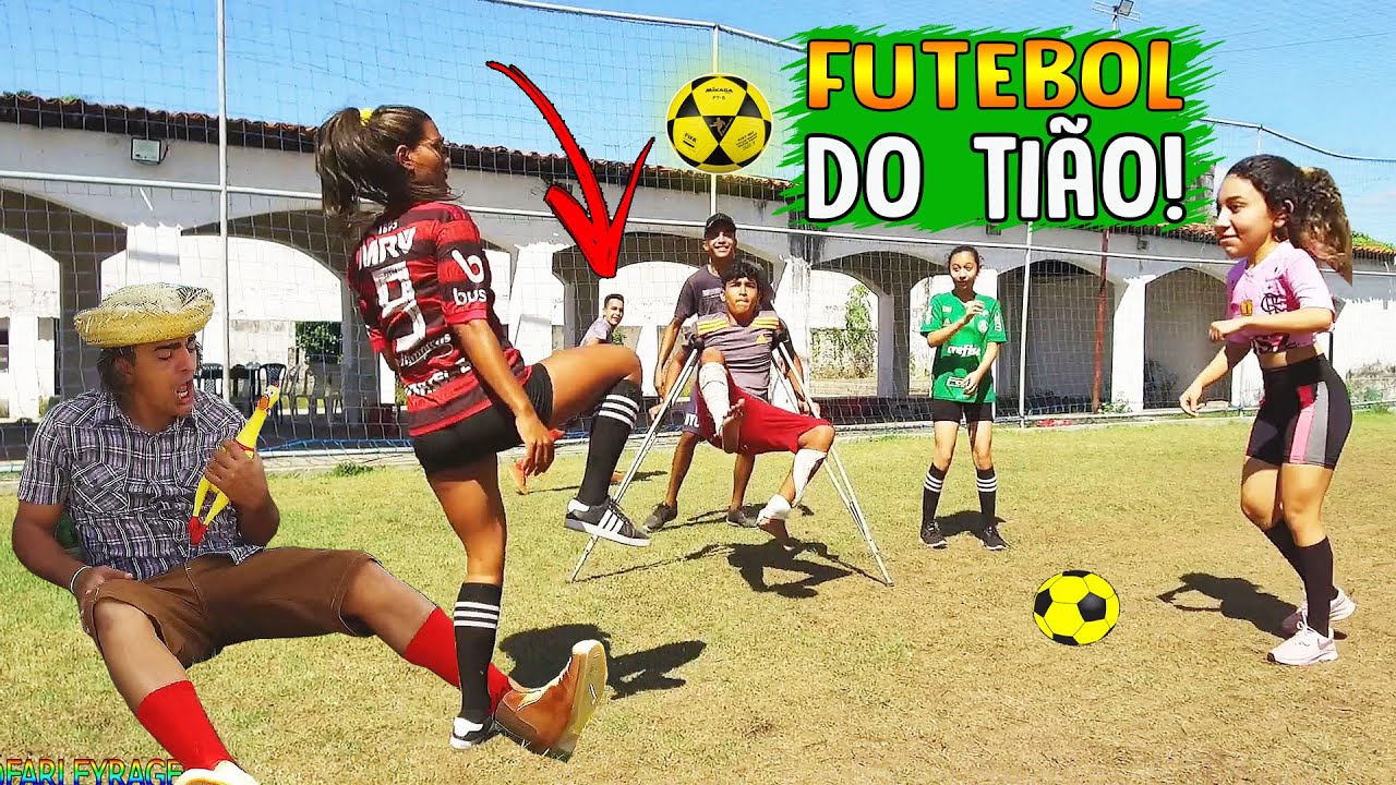 BOLA MUCHA DO JERODY NO FUTEBOL DO TI&Atilde;O