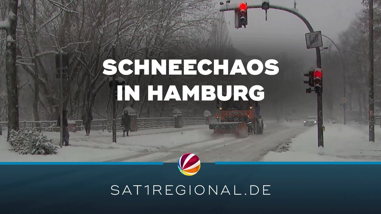 Schneechaos in Hamburg: Verkehr kommt zum Erliegen, Schulausfall am Freitag