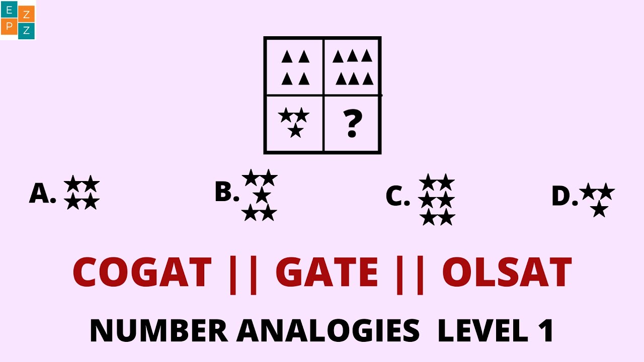 NUMBER ANALOGIES LEVEL 1 || COGAT || GATE || OLSAT || JOB APTITUDE TEST