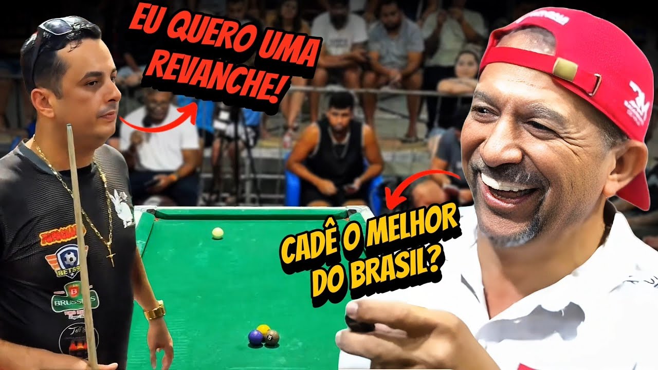 R$ 20 MIL 🔥😱 - O COELHO DE UBÁ PEDIU UMA REVANCHE AO BAIANINHO DE MAUÁ! #sinuca 