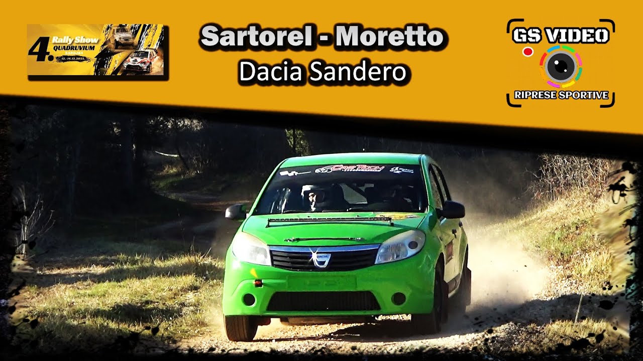 4. Rally Show Quadruvium 2025 | Mattia Sartorel - Andrea Moretto | Dacia Sandero