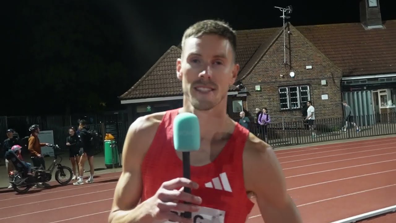 Phil Norman after Winning the Tooting BMC Steeplechase