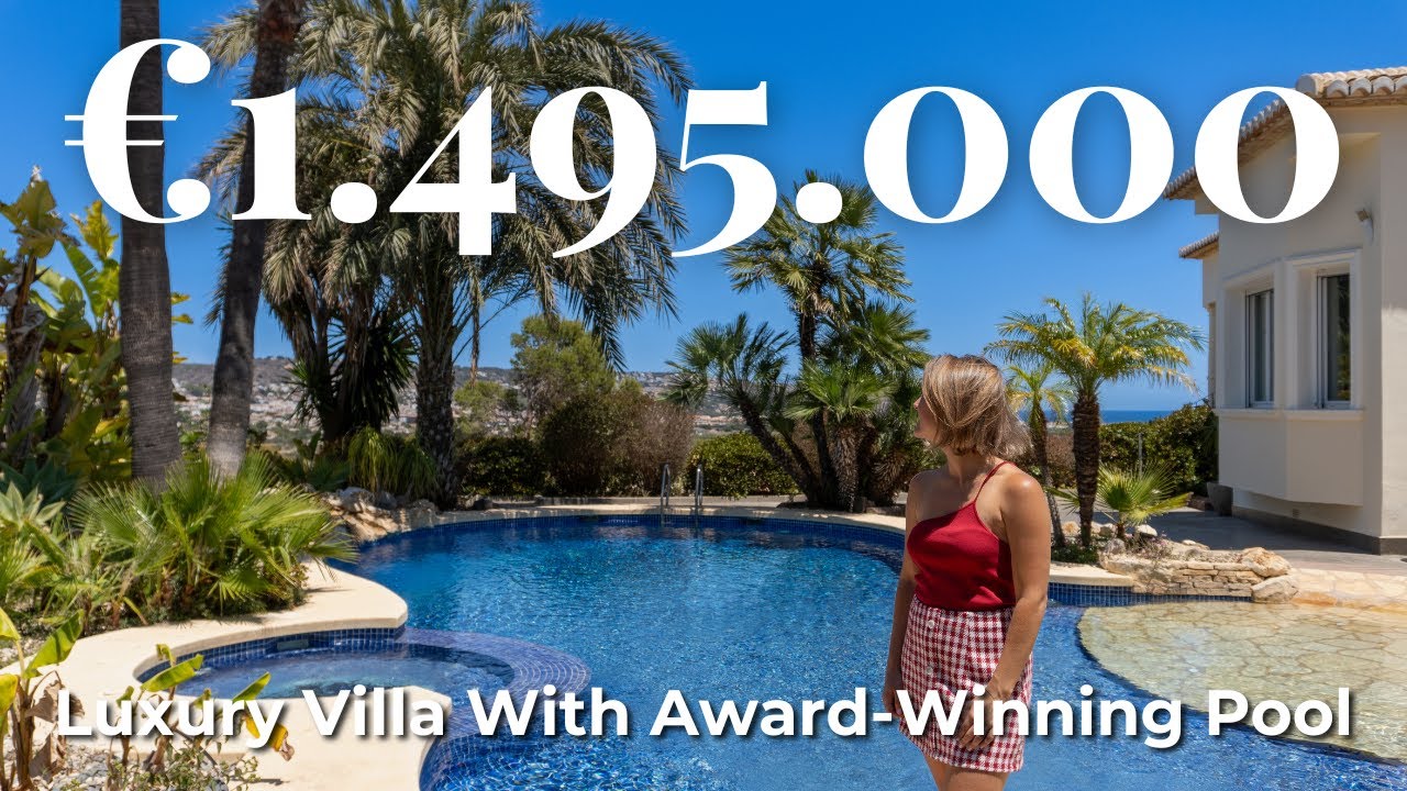 Touring A Stunning Luxury Villa in Javea, Spain WITH AWARD-WINNING POOL