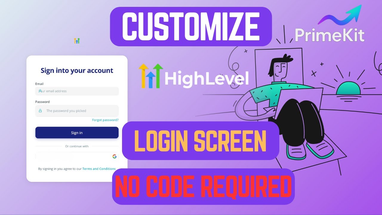 How to Customize the GoHighLevel Login Screen with PrimeKit &ndash; No Code Required!