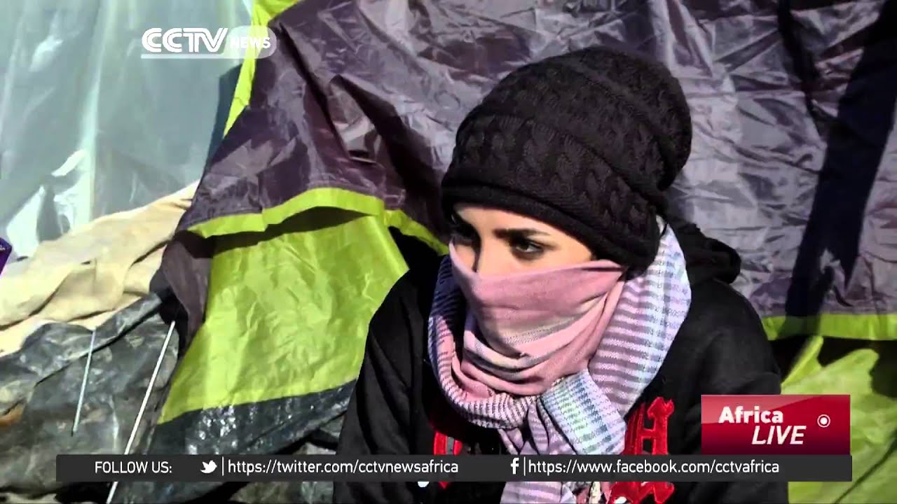 Girl fleeing persecution stuck at Greek border
