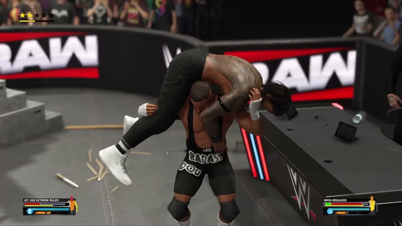 WWE 2K25 - RAW | Part 5 | Jey Uso Vs Bron Breakker Extreme Rules Match