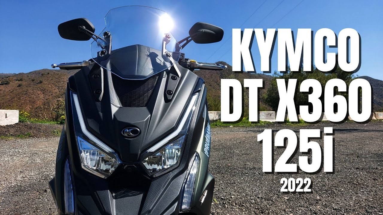 Kymco DT X360 125i (2022) | Probefahrt, Walkaround, Soundcheck, 0 auf 100 km/h (DEUTSCH)  VLOG 310