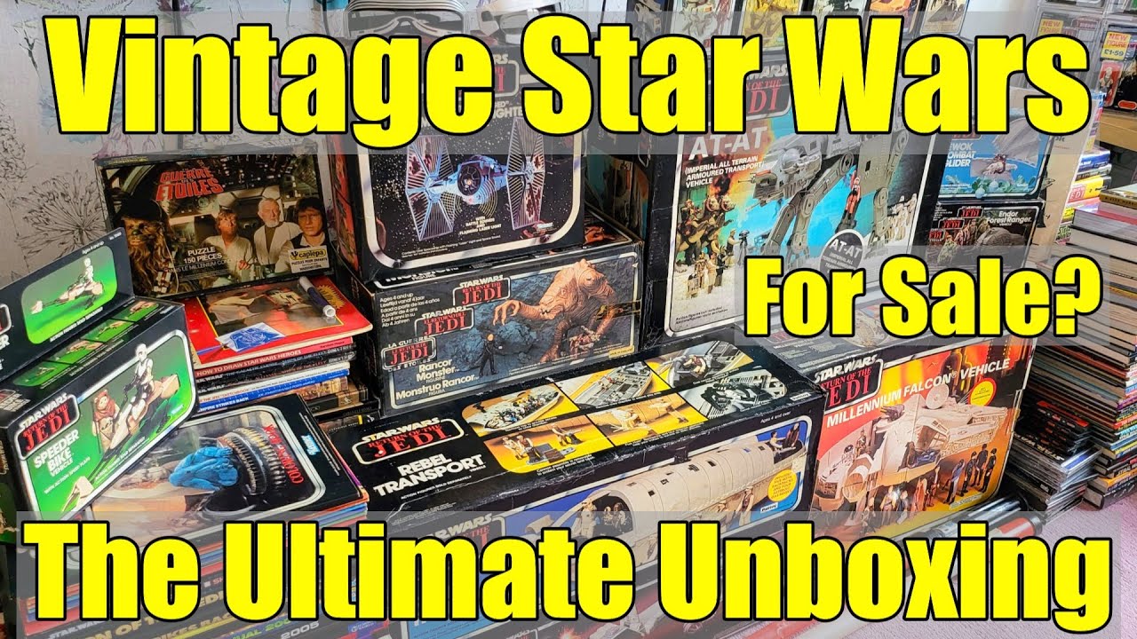 My Most Complete - VINTAGE Star Wars - UNBOXING Ever - Now For SALE?