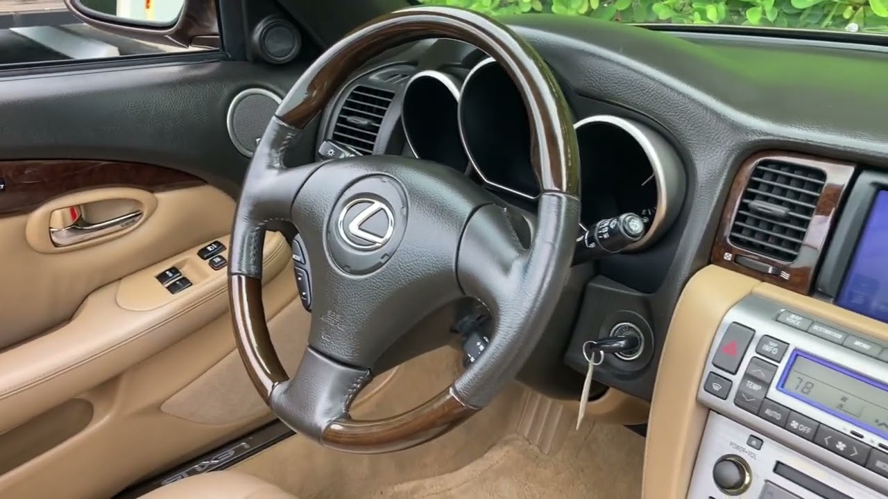 2006 Lexus SC430 Walkaround + Convertible top operation