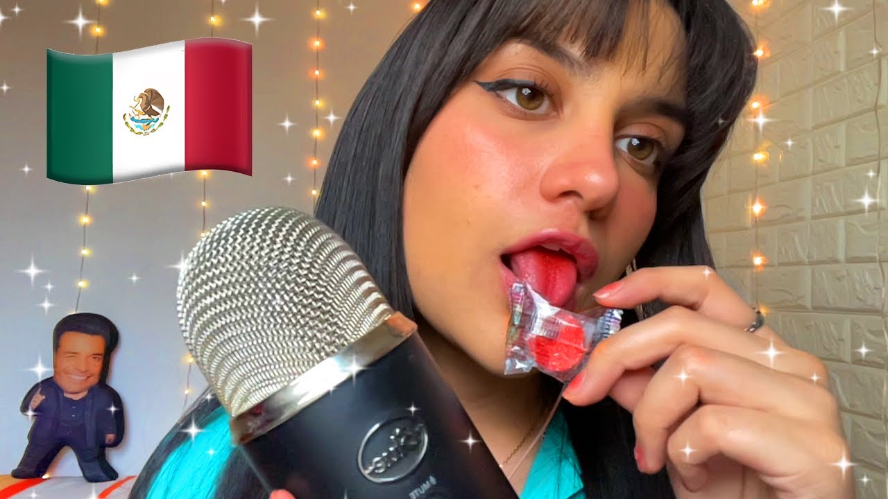 ASMR👄 COMIENDO DULCES MEXICANOS🍬👅 (Mucho Mouth Sounds)