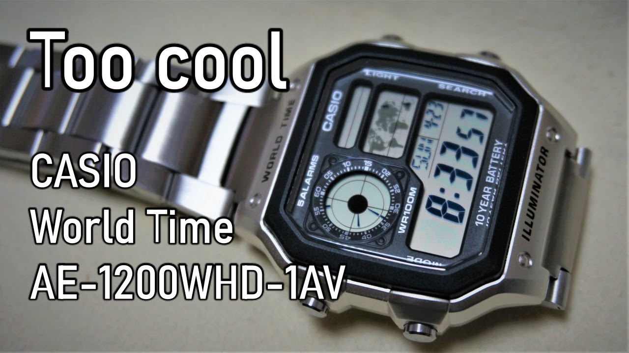 CASIO World Time AE 1200WHD 1AV