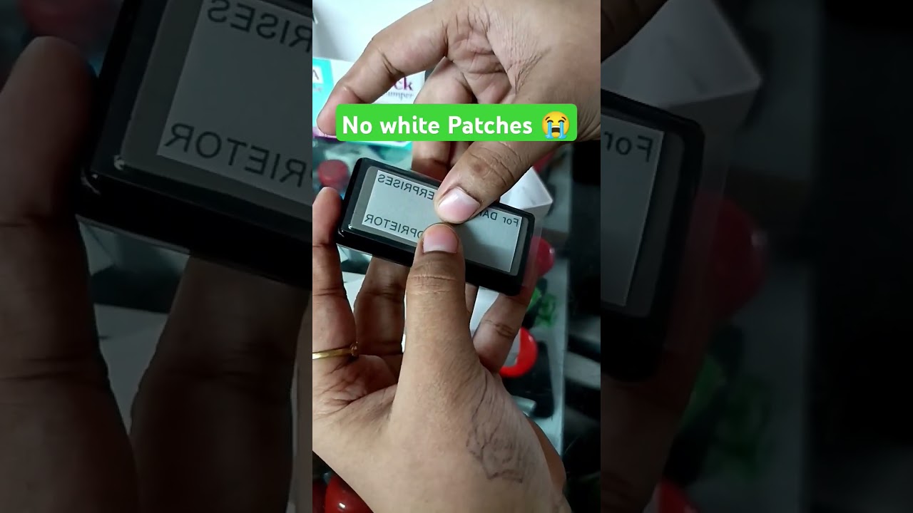 how to make without patches Pre ink Stamp #diy #stamps #rubberstamp #viral #shorts