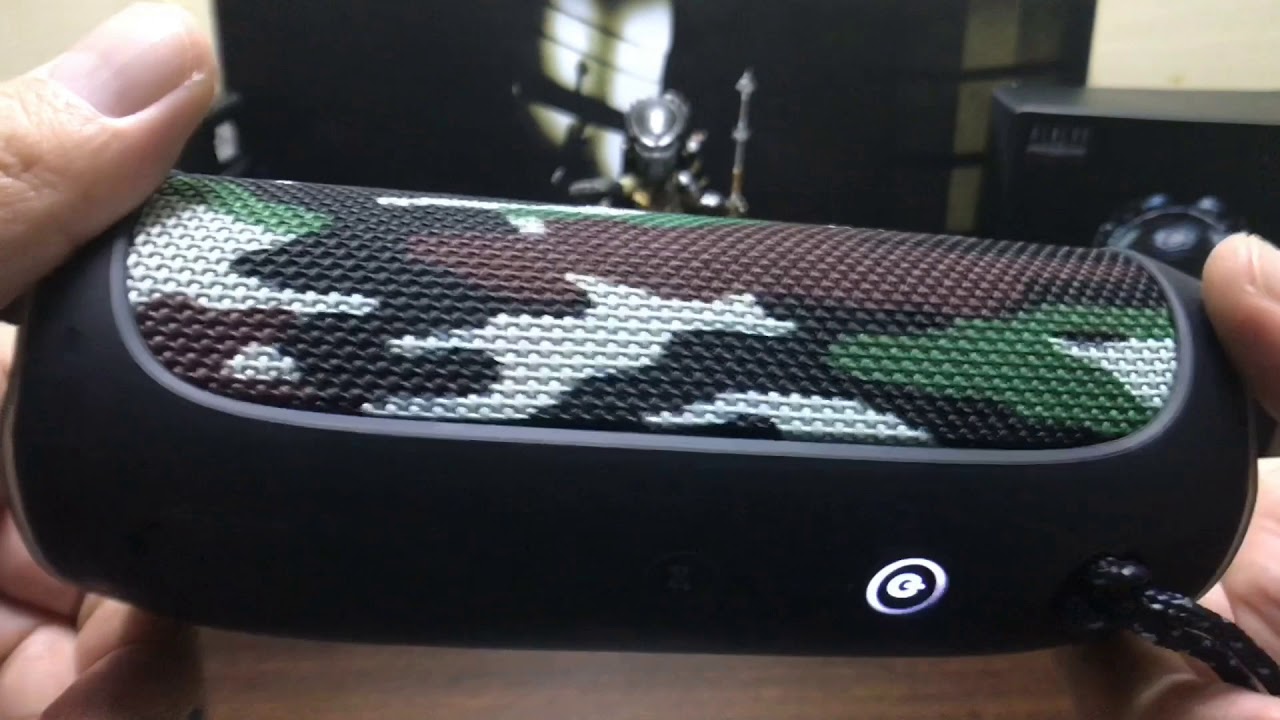 Parlante Bluetooth JBL FLIP 4 edición especial Camuflado prueba de sonido