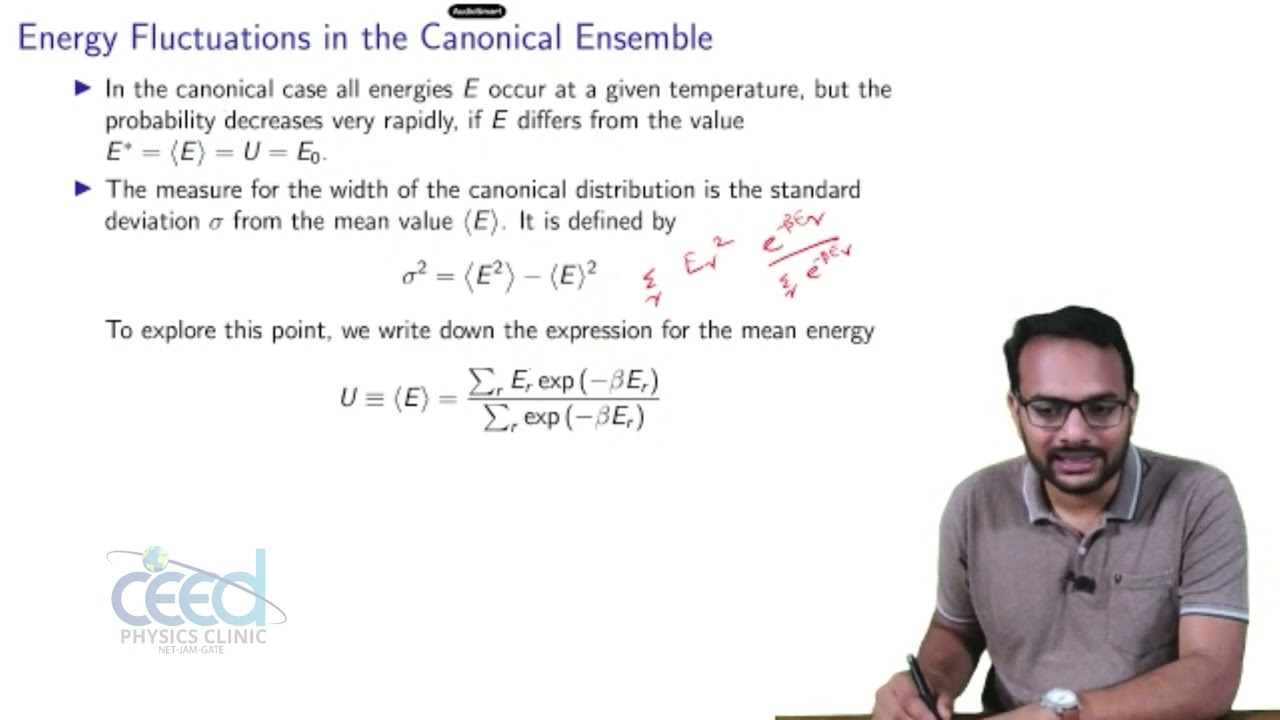 17. Energy Fluctuations in Canonical Ensemble