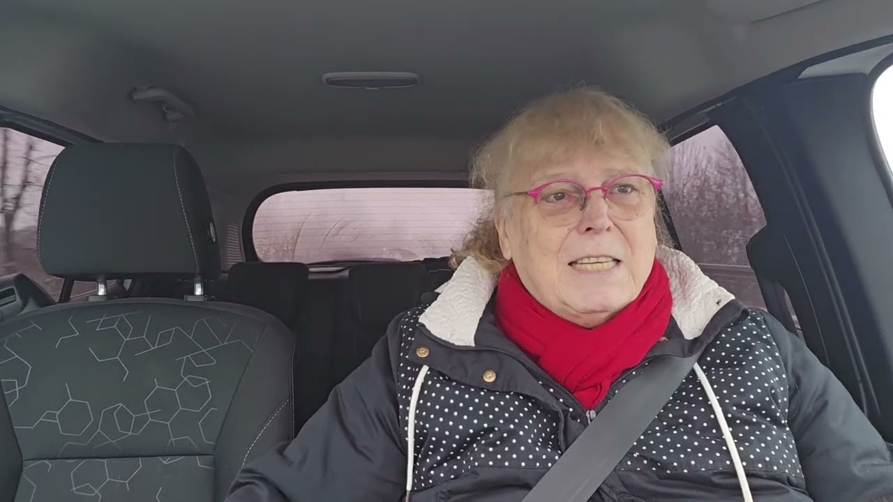 Unterwegs mit Greta zum Haare schneiden