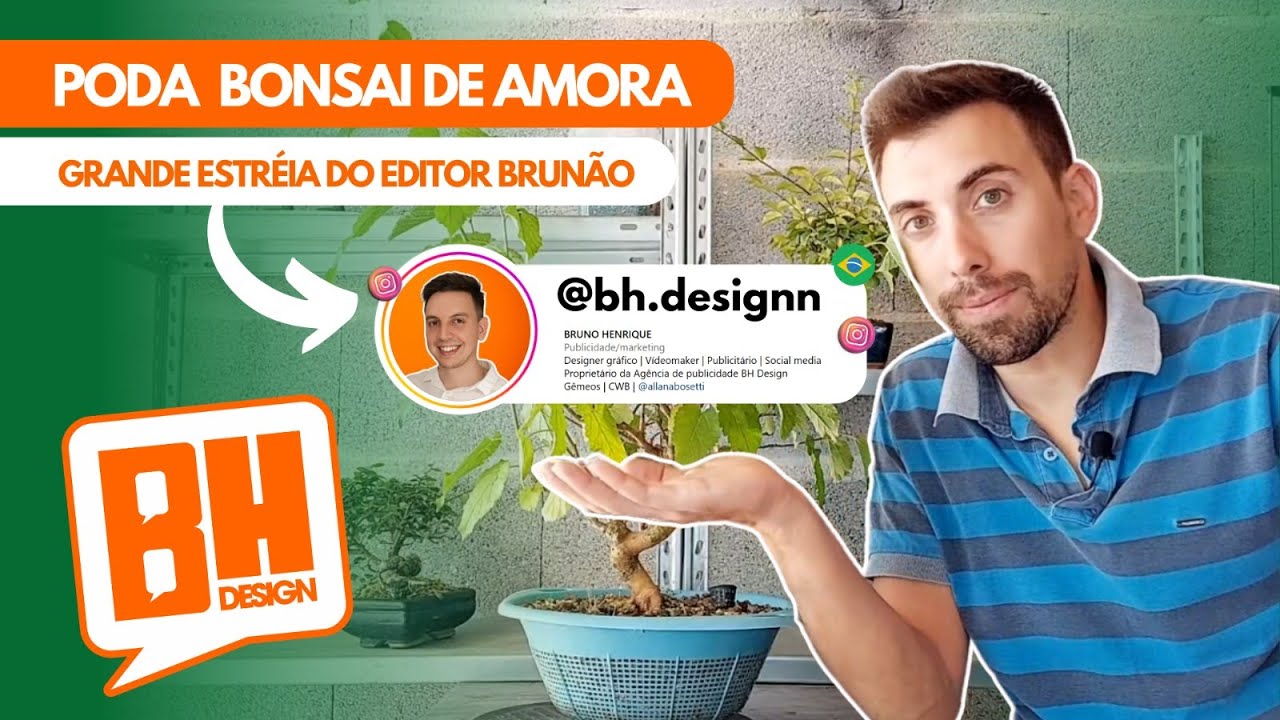 🔥NOVÍSSIMO METEDO🔥 de PODA para FECHAR COPA BONSAI de AMORA | LANÇAMENTO EXCLUSIVO do EDITOR BRUNÃO