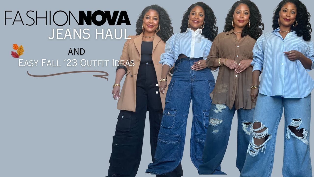 HAUL: Fashion Nova Jeans + Easy Fall '23 Outfit Ideas