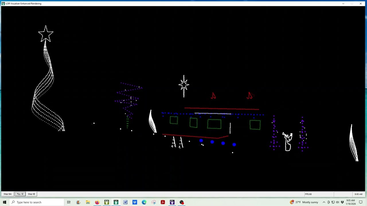 Send Me an Angel by Scorpions. TBS Musical Christmas Light Display 2025 Visualizer file.