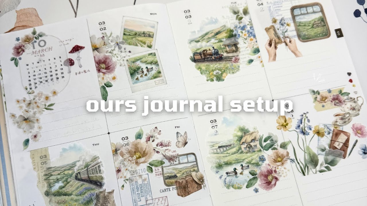 OURS JOURNAL March setup and Week 10 | Talk Thru | Simple Paper Co