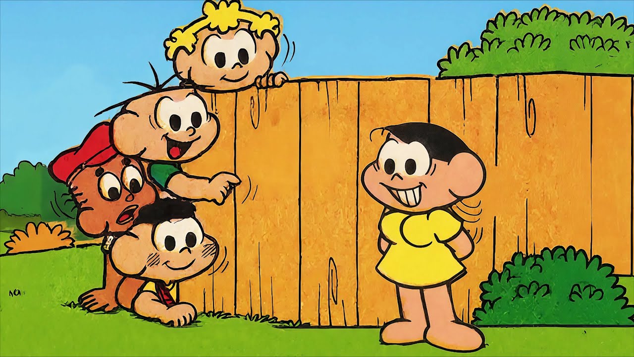 ELES NÃO PARAM DE OLHAR PARA A MAGALI | GIBIS DUBLADOS DA TURMA DA MÔNICA