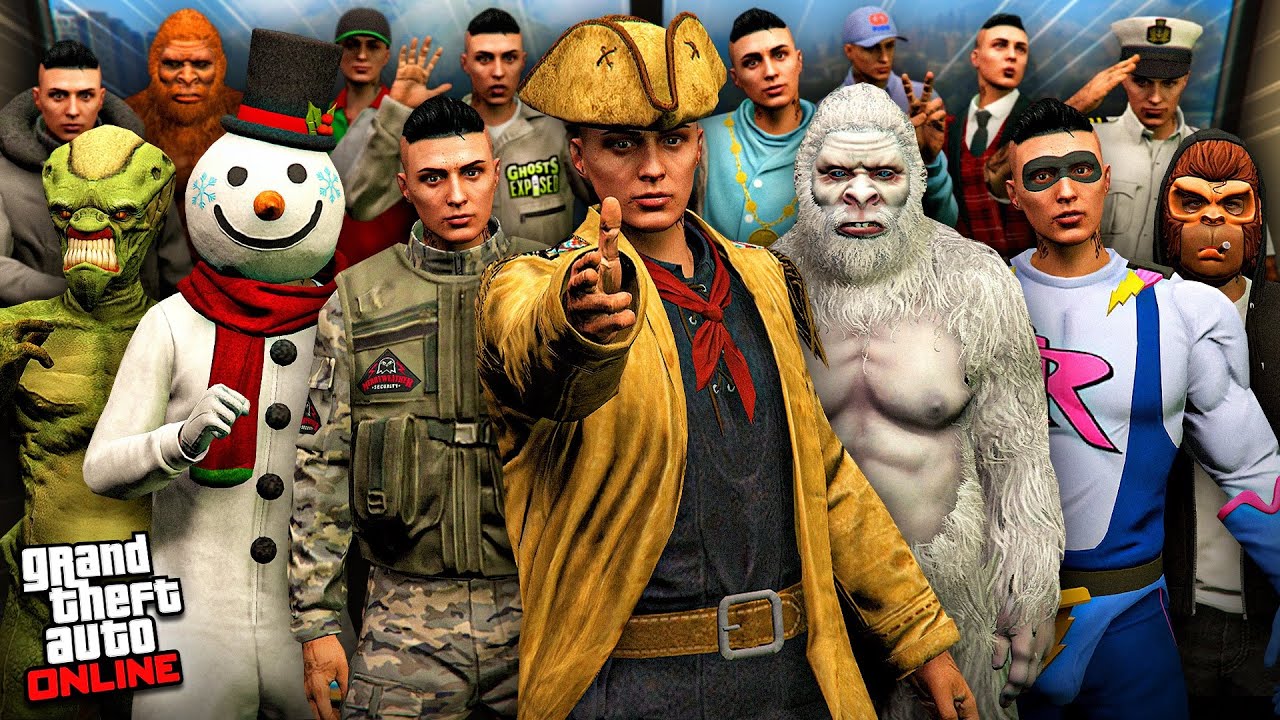 COMO CONSEGUIR *TODOS* os TRAJES ESPECIAIS do GTA ONLINE!!! (2024)