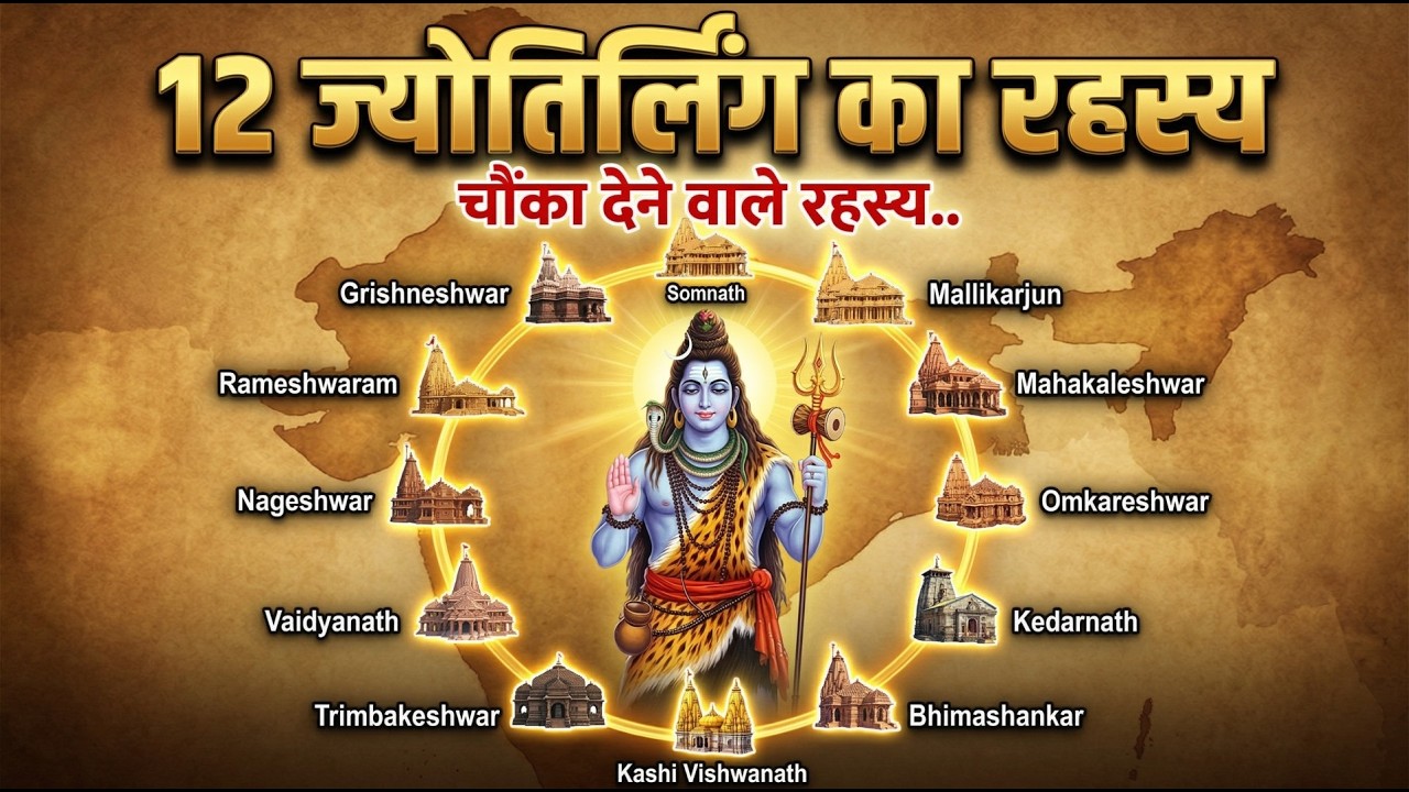 12 ज्योतिर्लिंग का रहस्य | शिव के 12 प्रकाश-स्तंभों की असली कहानी | 12Jyotirlinga Katha in Hindi