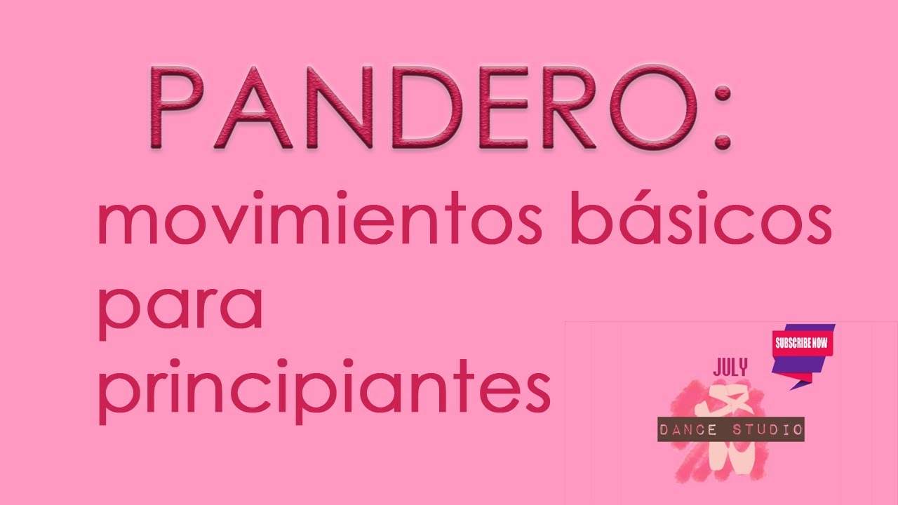 02 - Pandero: movimientos básicos para principiantes.