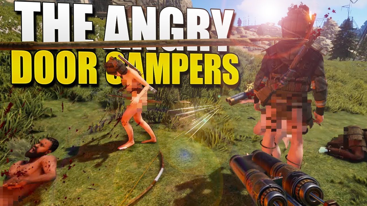 ANGRY DOOR CAMPERS Get TRIPLE CLIPPED (Rust Survival) #135