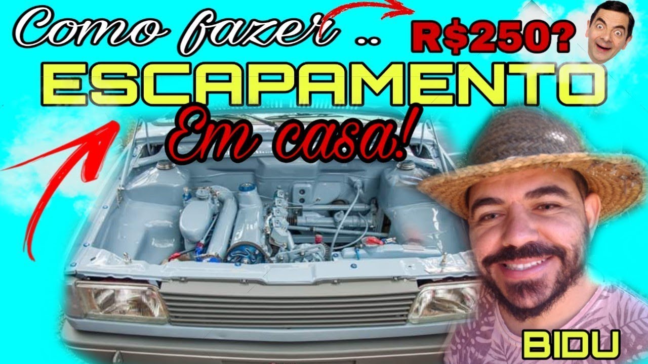 COMO FAZER UM ESCAPAMENTO DE INÓX EM CASA. (WIRETUCK , COFRE LIMPO)