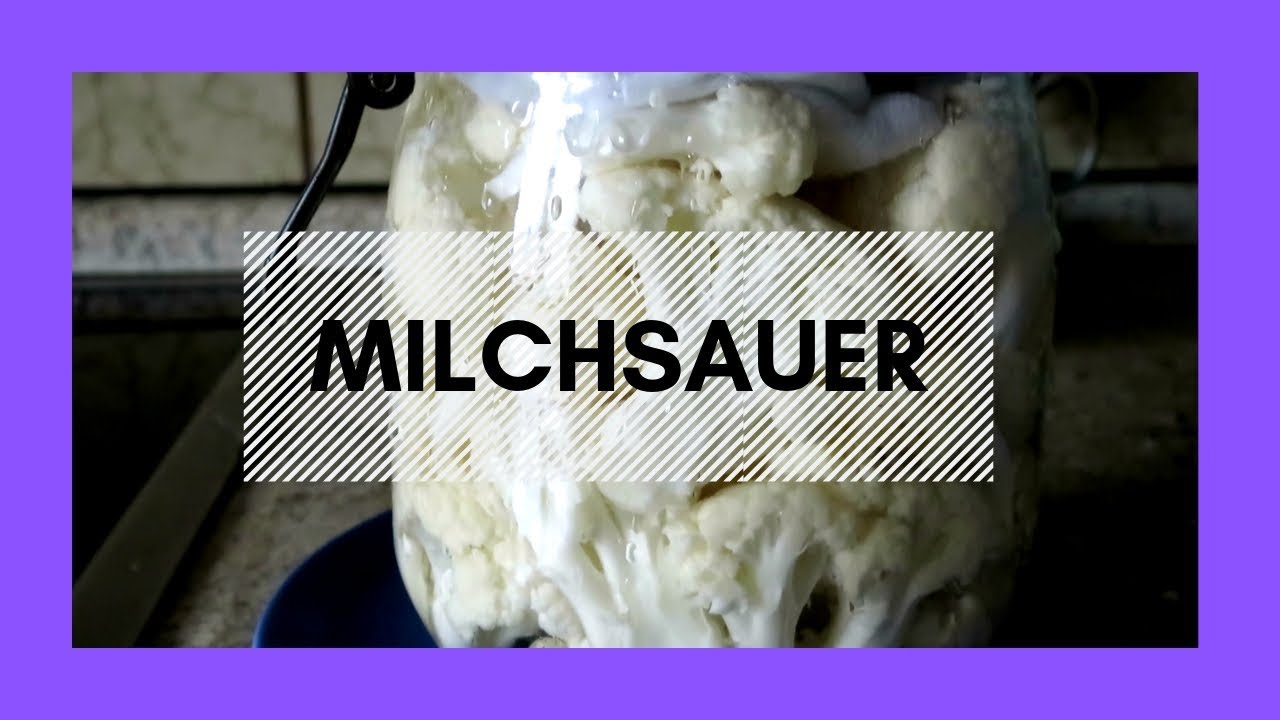 Wie lege ich Blumenkohl MILCHSAUER ein FERMENTIEREN