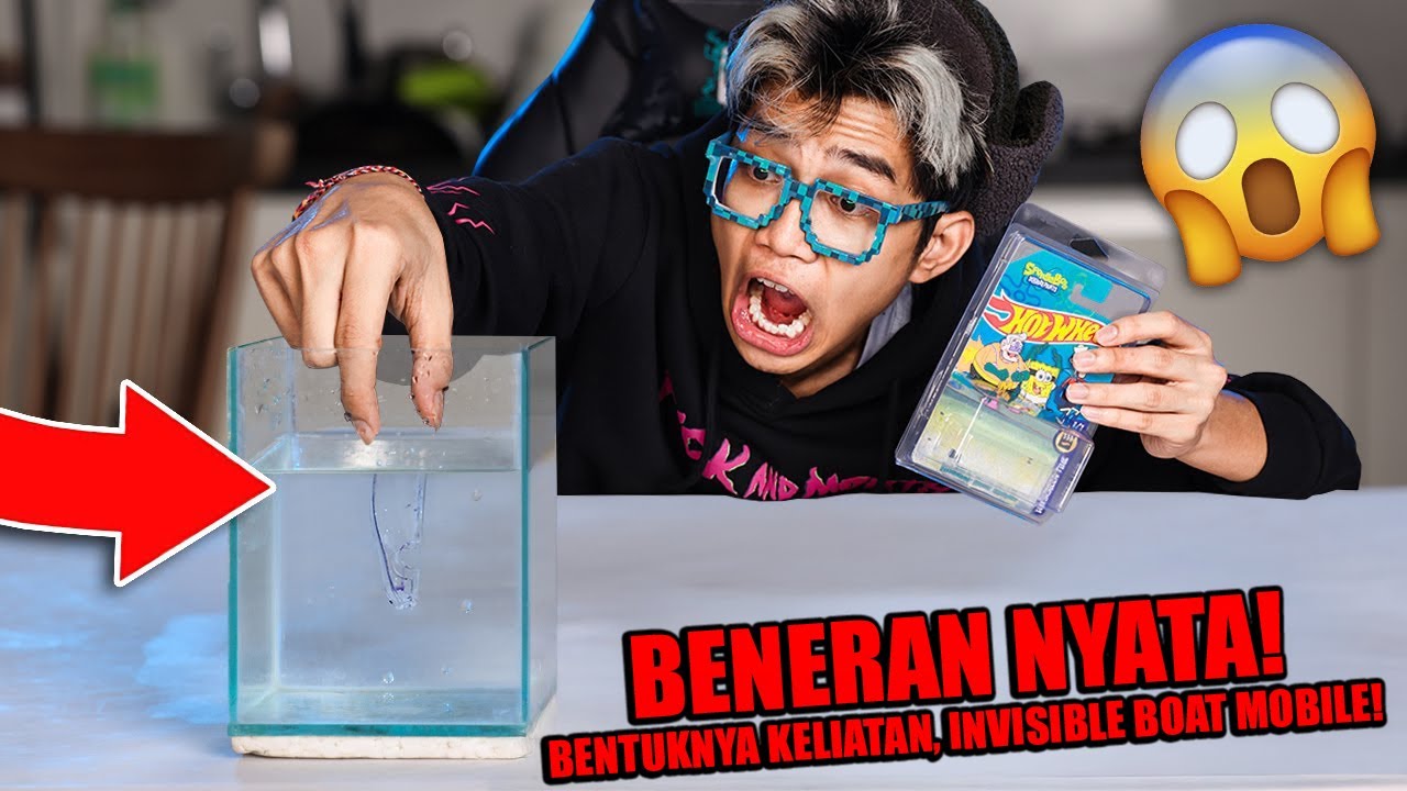 DIKIRA BOHONGAN! SPONGEBOB INVISIBLE BOAT MOBILE BENERAN ADA! MASUK KE AIR, BENTUKNYA TERLIHAT!!!