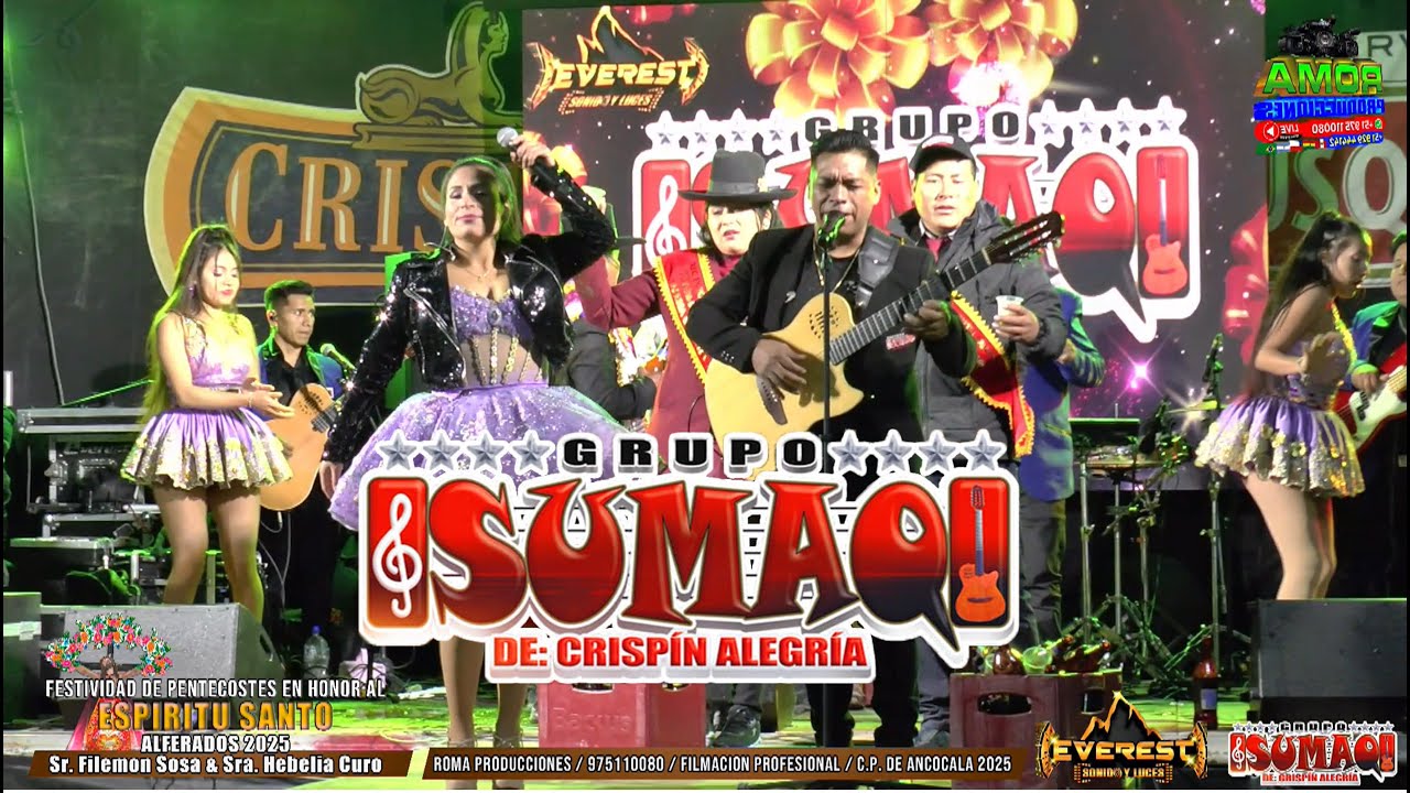 Grupo Sumaq de Crispín Alegría en Vivo 2025 - Festividad en Honor al Espíritu Santo en Ancocala.