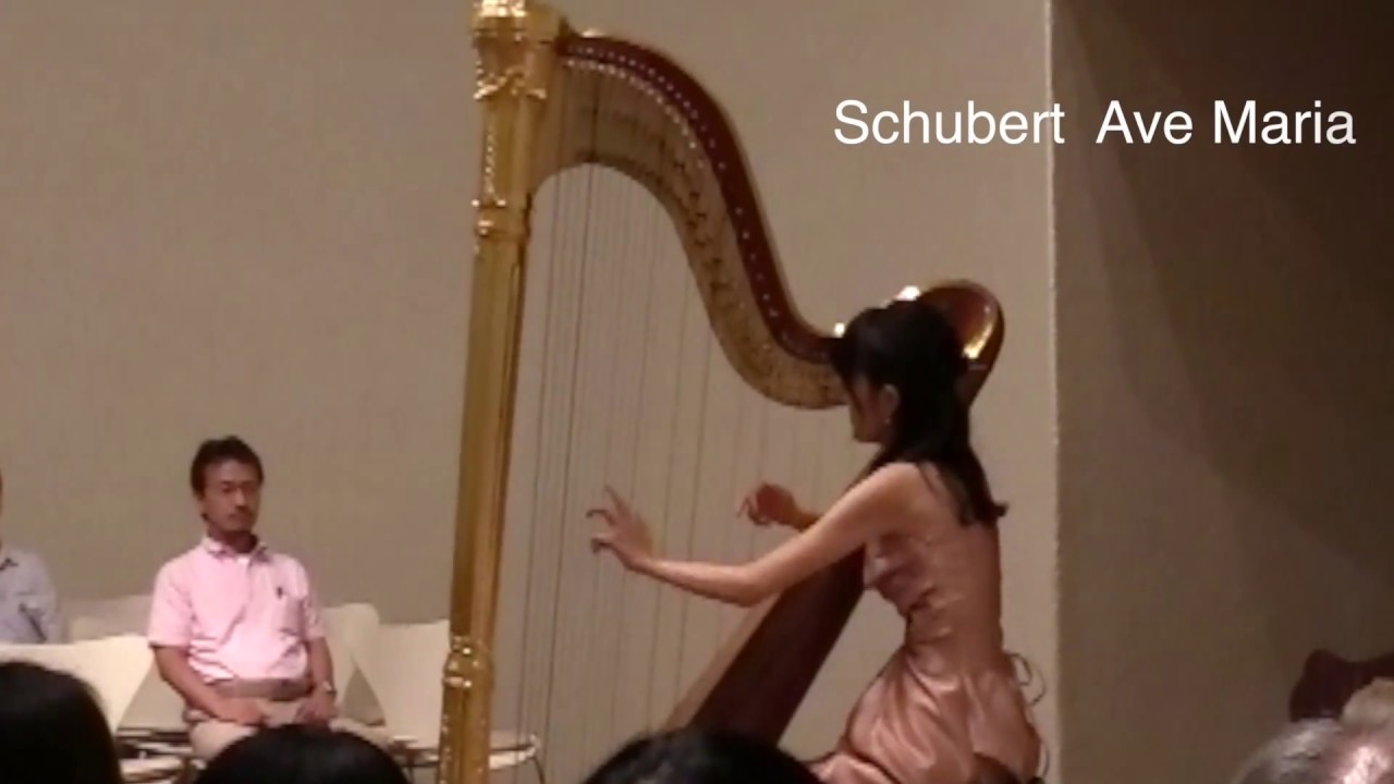 【ハープ独奏】シューベルト 「アヴェ・マリア 」Schubert - Ave Maria, Ruri Chikaishi,harp