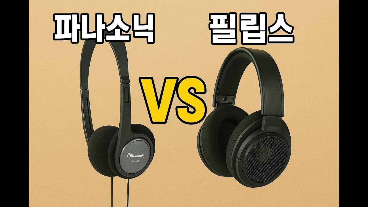 🙀 가성비! 파나소닉 vs 필립스 유선 헤드폰