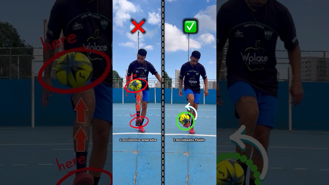 Dica pra fazer o zerinho ⚽️✅ #futsalskills #footballskills #soccerskills #skills #freestyle #futbol