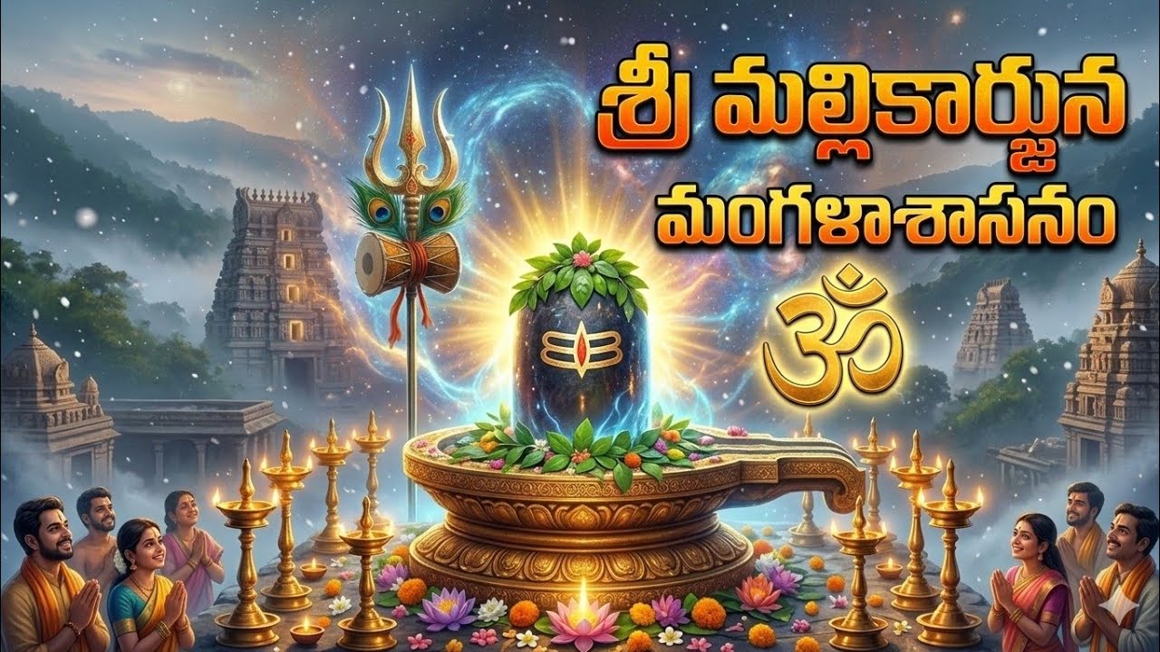 శ్రీ మల్లికార్జున మంగళాశాసనం | Sri Sailam Mallikarjuna Mangalam | Powerful Shiva Stotram