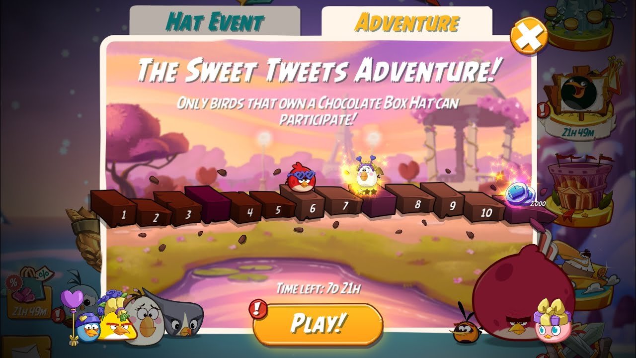 The Sweet Tweets Adventure - Level 6 with Red,Blues,Chuck,Stella - Angry Birds 2
